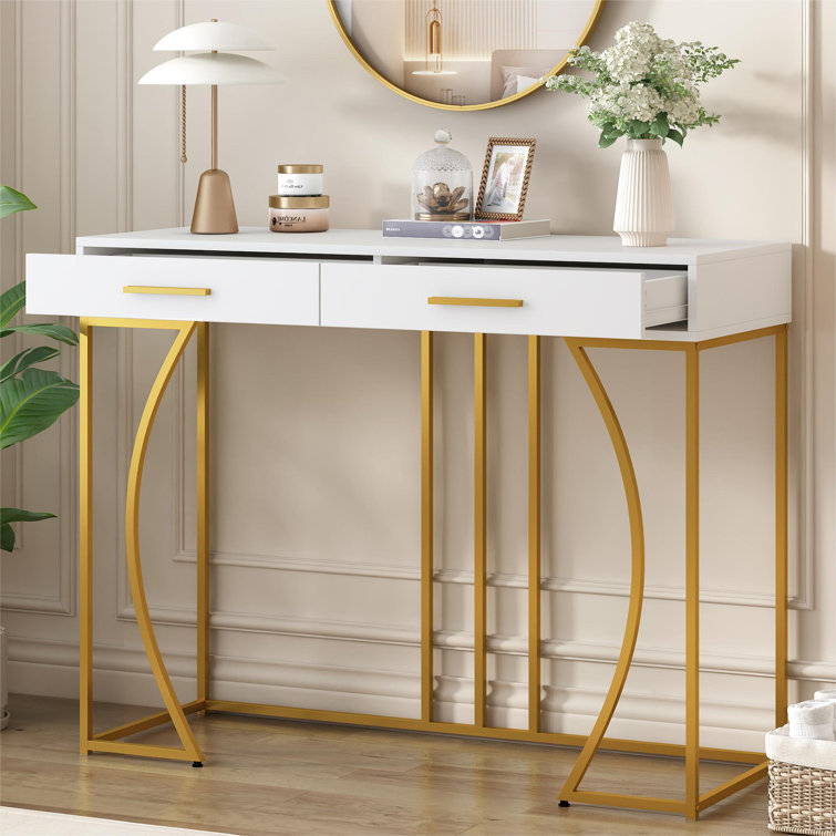 Wayfair white console discount